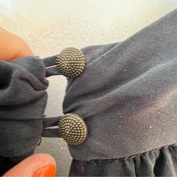 Anthropologie Maeve Georgina Streamlined Silhouette Pockets Midi Dress Sz S - Picture 13 of 15